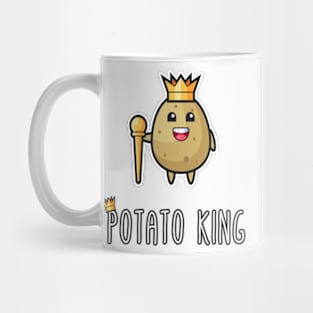 Funny Potato King Gift for Husband, Boyfriend, Son, Bestfriend Mug